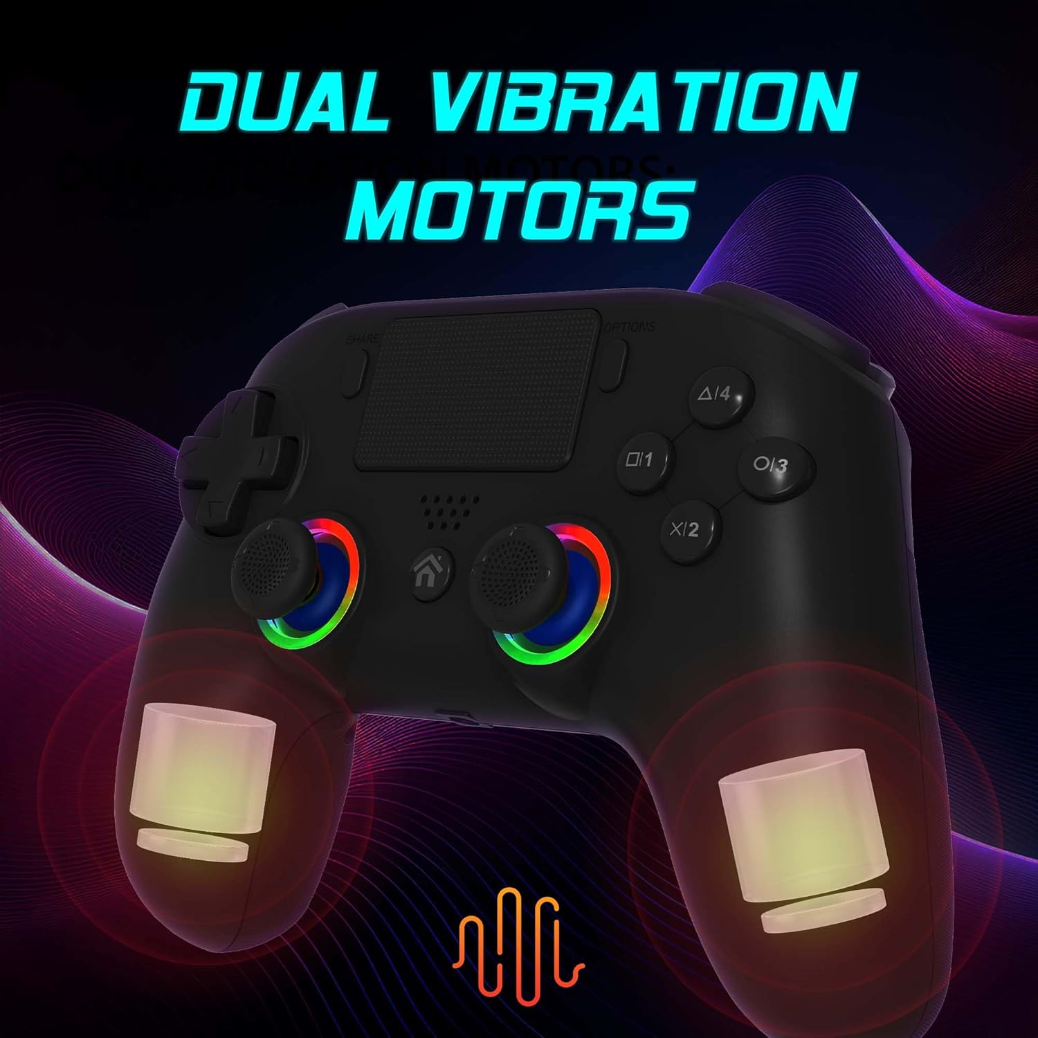 Buy Subsonic,Subsonic Wireless Controller for PS5 – Black (Programmable Paddles, LEDs, Vibration & Touch) - Gadcet UK | UK | London | Scotland | Wales| Near Me | Cheap | Pay In 3 | Home Game Console Accessories